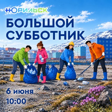 Норильчан приглашают на первый субботник
