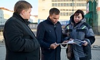 Глава города Норильска провел плановый объезд нескольких значимых для города объектов