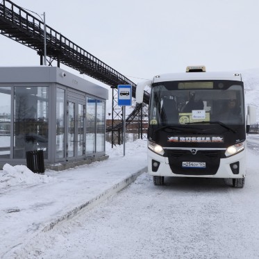 В районе Талнах стало больше на два остановочных пункта