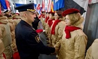Юнармейцы Норильска приняли присягу в Дудинке